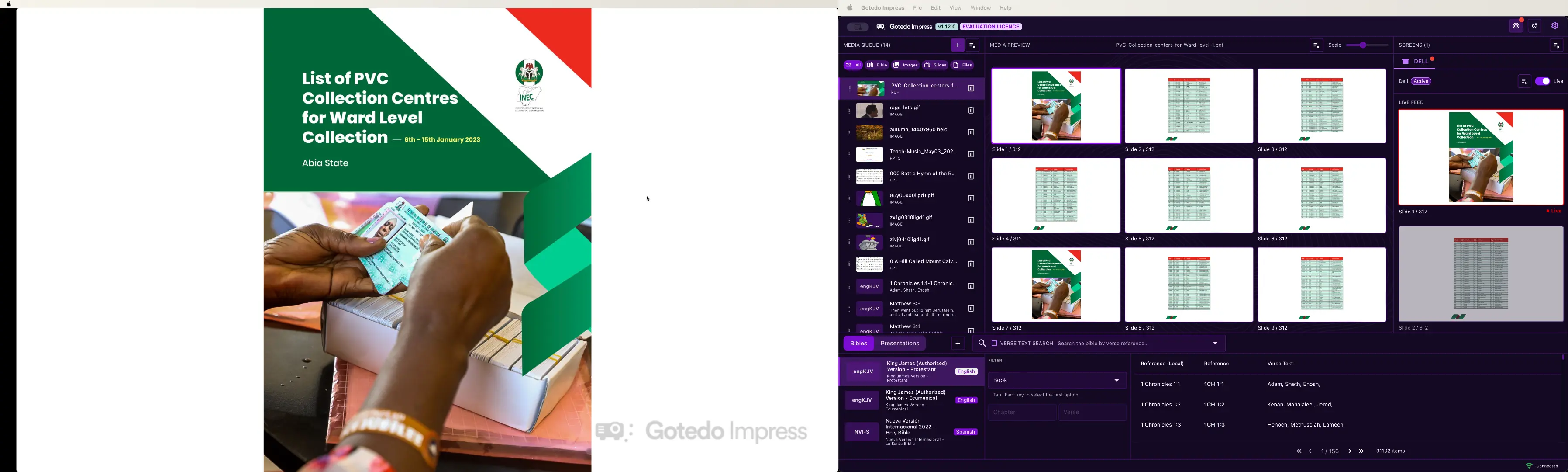 Gotedo Impress screenshot